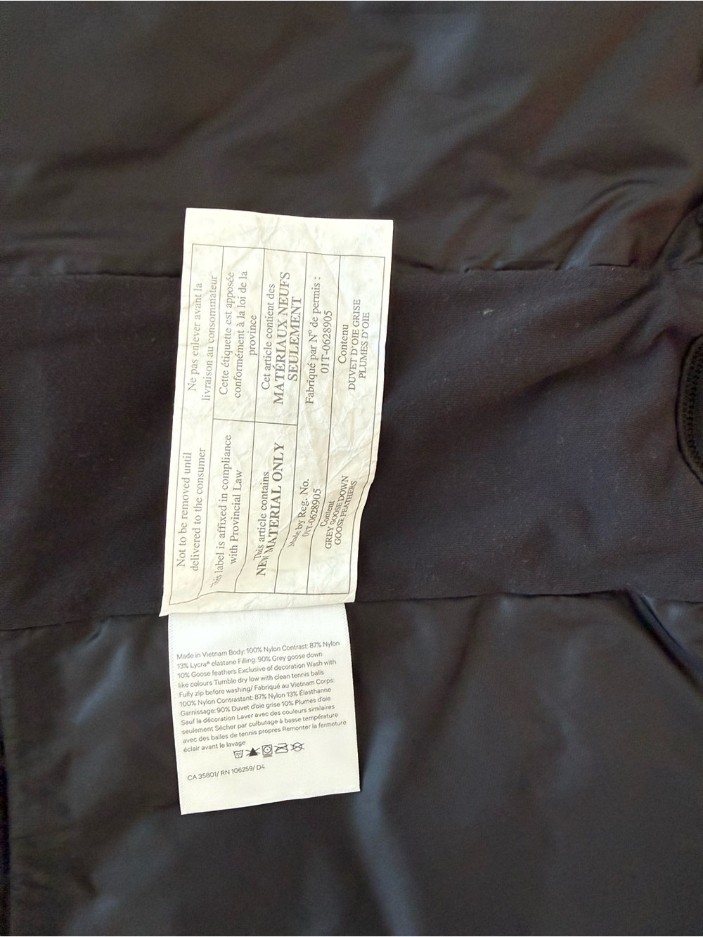 lululemon athletica Black Quilted Hooded Vest - Picture 5 of 5